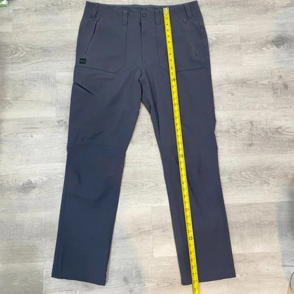 MEC Large Nylon Stretch Pullon Hiking Pants Athletic in Stormy Grey Size 36 - Picture 9 of 17